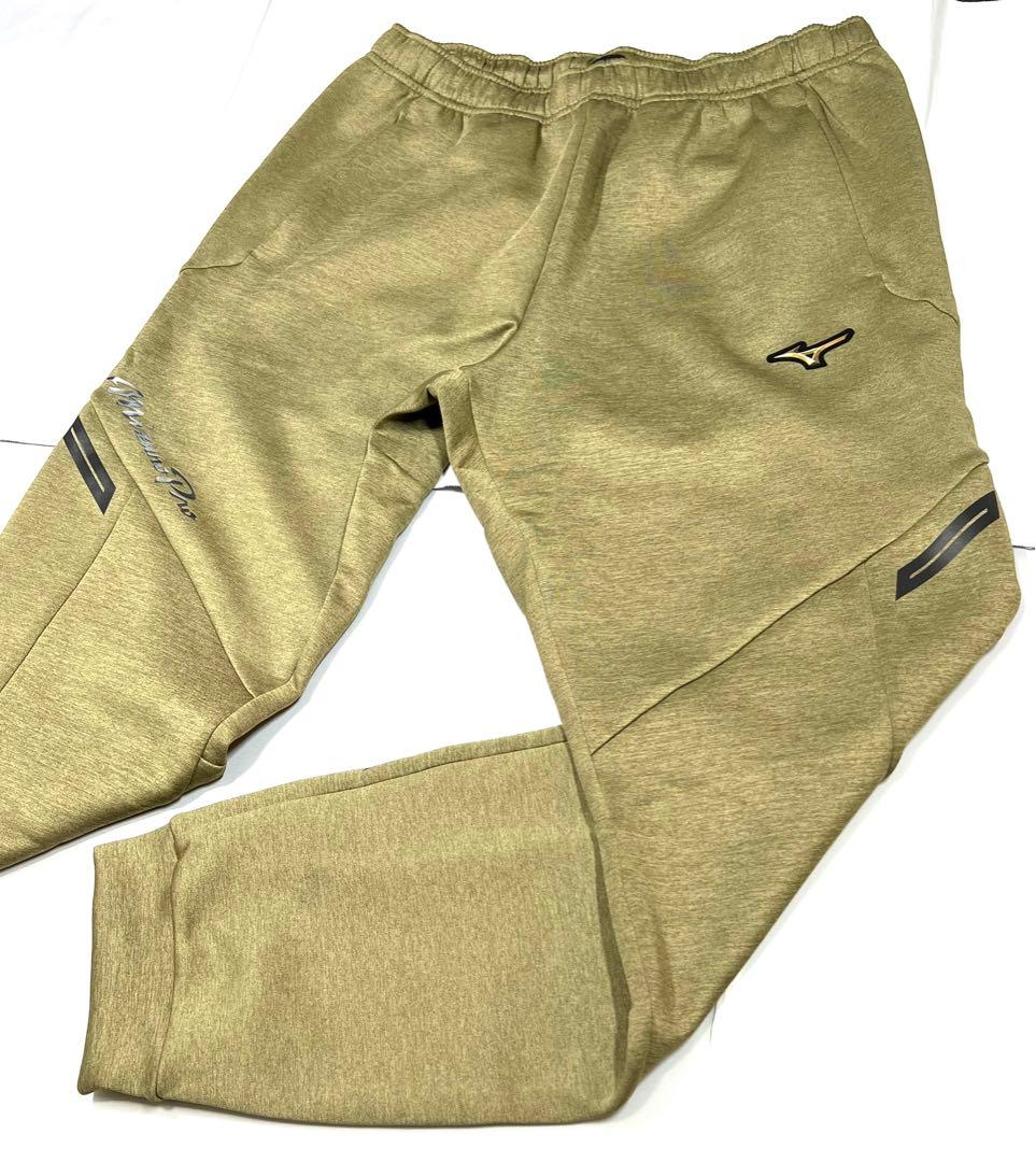 【ミズノプロ】ストレッチスウェットパンツ ベージュ XO 12JFAK73