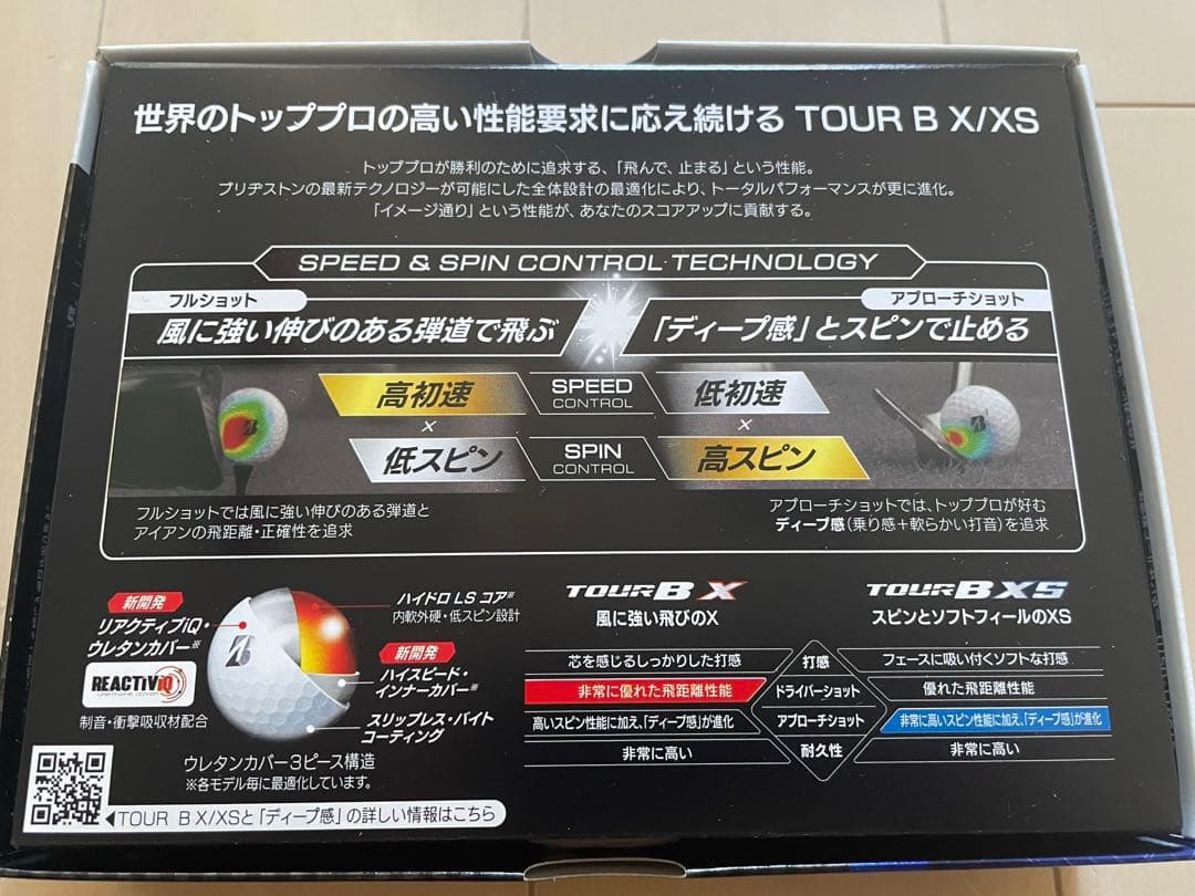 ブリヂストンゴルフ　TOURB XS　2ダース　新品未使用　ゴルフボール　No2