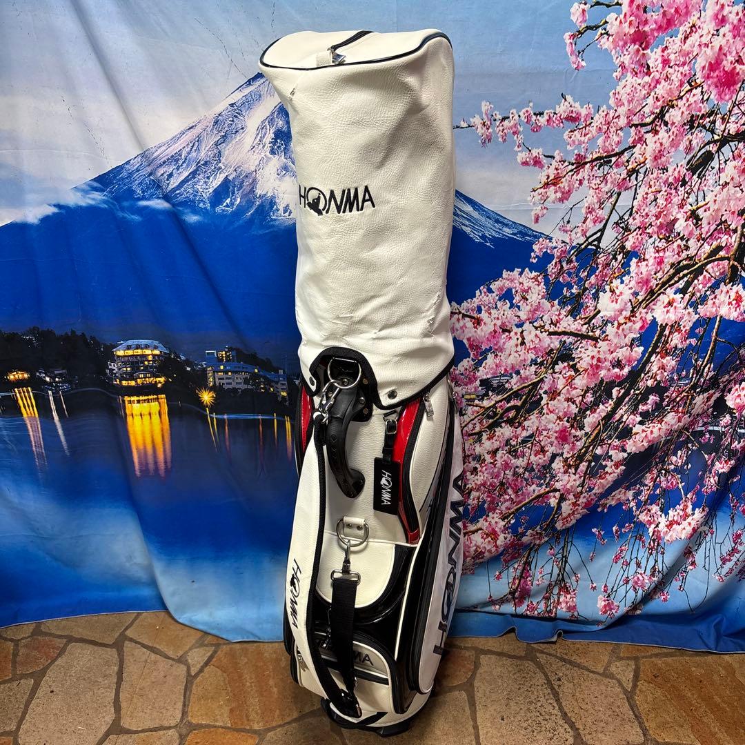 寶BW-1185 HONMA ホンマ キャディバッグ ホワイト