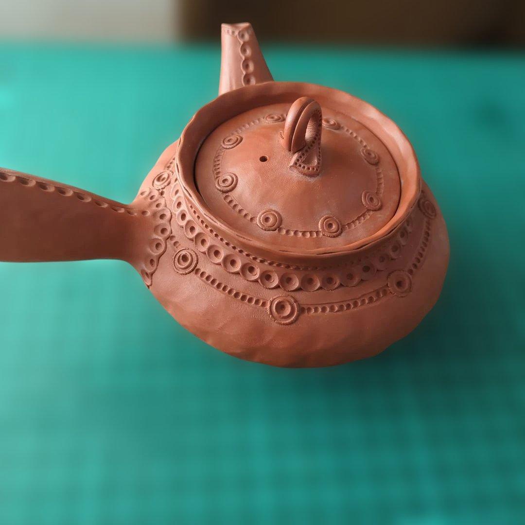 急須　茶道具　石仙作