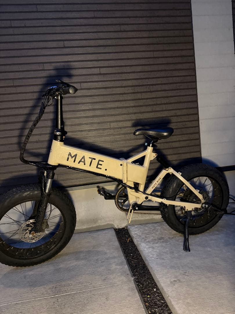 MATE X メイトバイク電動アシスト自転車　ベージュ　MATE BIKE