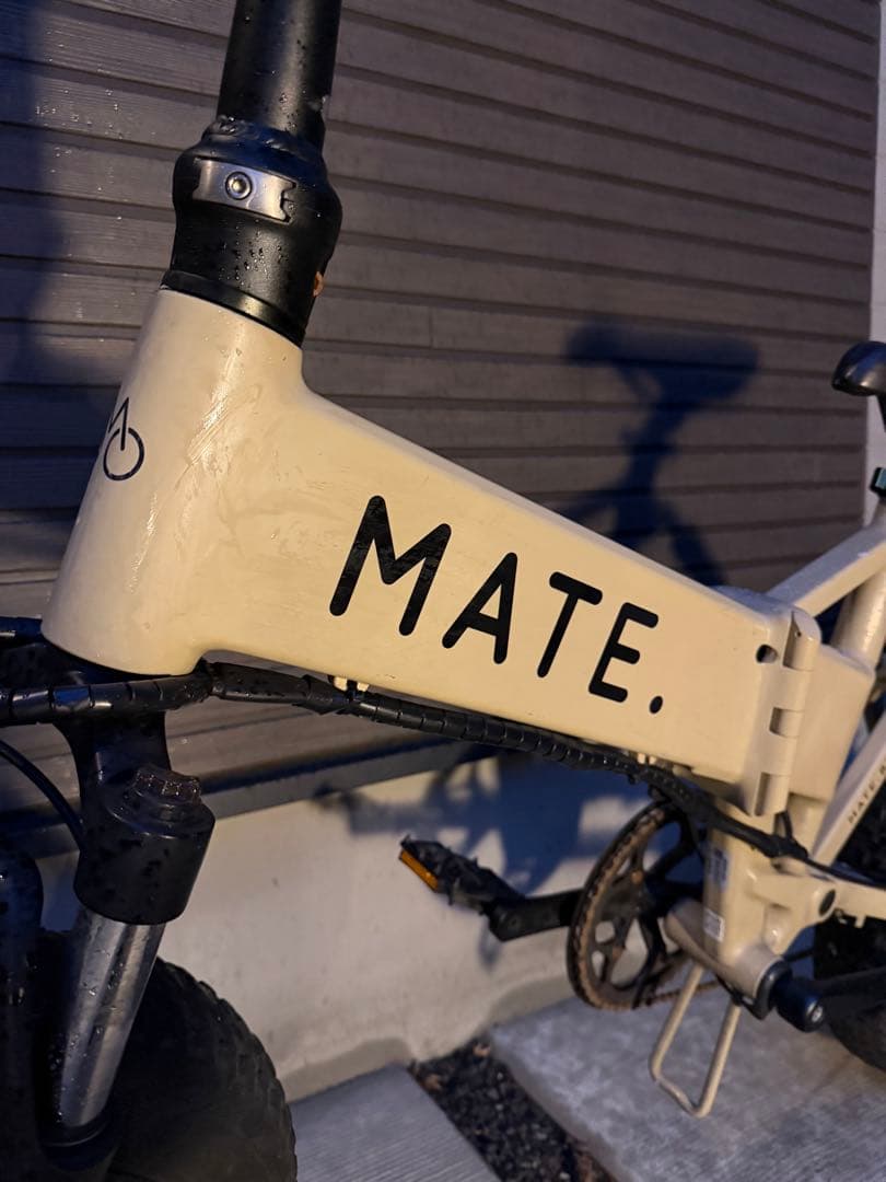 MATE X メイトバイク電動アシスト自転車　ベージュ　MATE BIKE