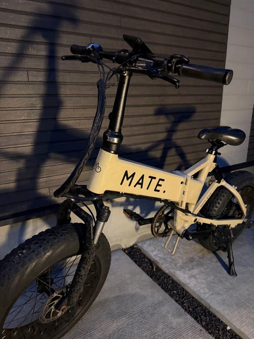 MATE X メイトバイク電動アシスト自転車　ベージュ　MATE BIKE