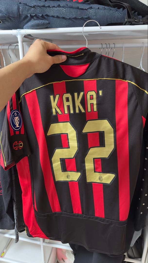 タ*り様 ACミラン KAKA 22番 シャツ Lサイズ adidas