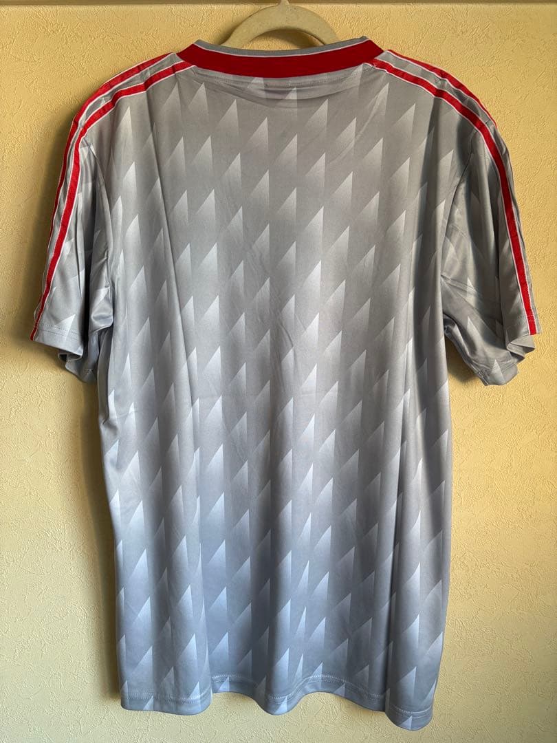 リバプール ジャージ adidas シルバー/レッド 89-91