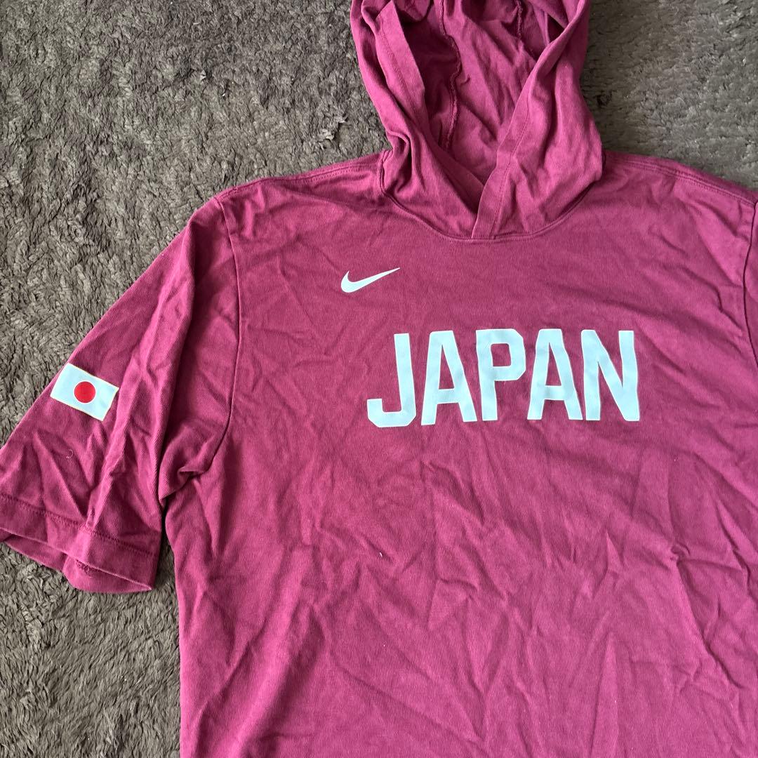 非売品！ナイキ×バスケット日本代表スタッフ支給半袖パーカーXLNIKEJAPAN
