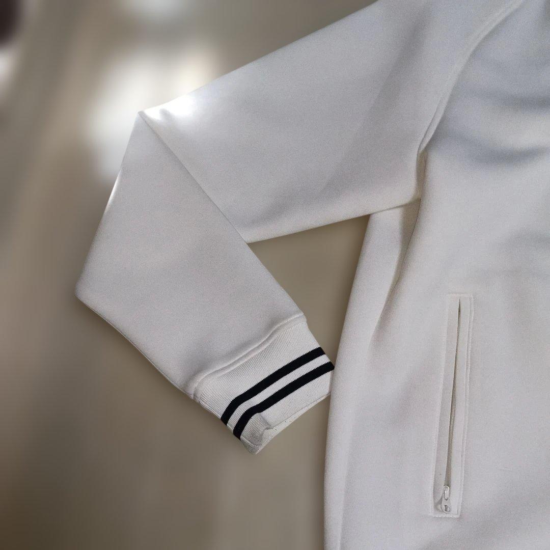 BEAMS GOLF ホワイト ジャージトップス　ジッパー付き　XLサイズ