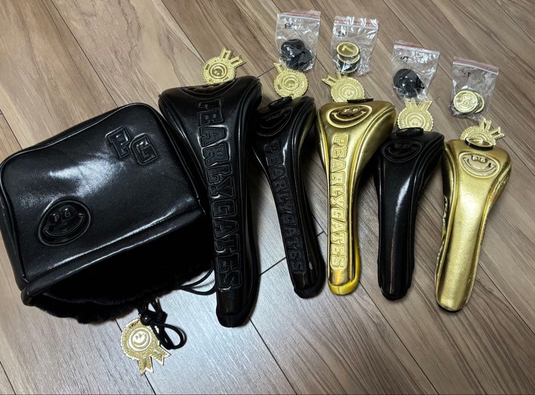 PEARLY GATES 正規品 キャディバッグ 9.5型 ヘッドカバー6点付