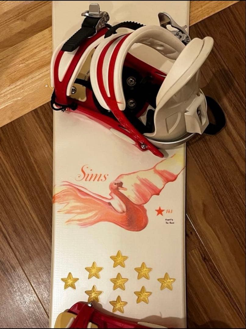 ★希少★Sims スノーボードセット 143cm （送料込）