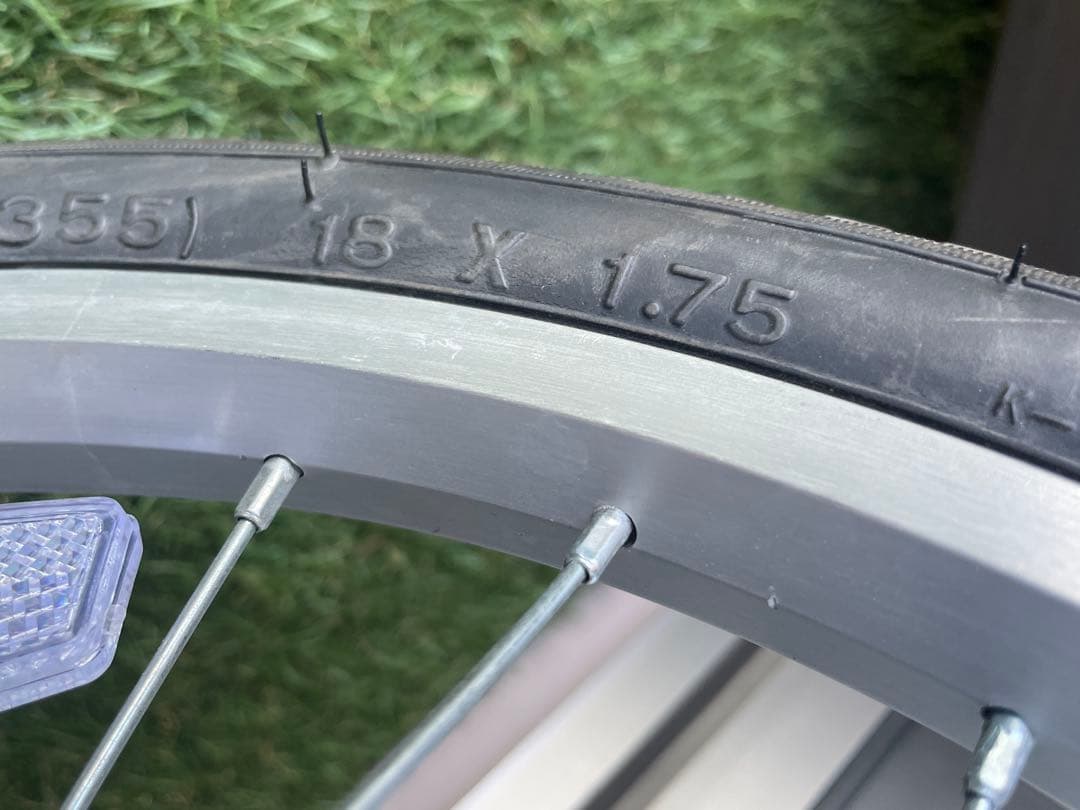 ウェルビー 18インチ 子供用自転車 美品　グレー