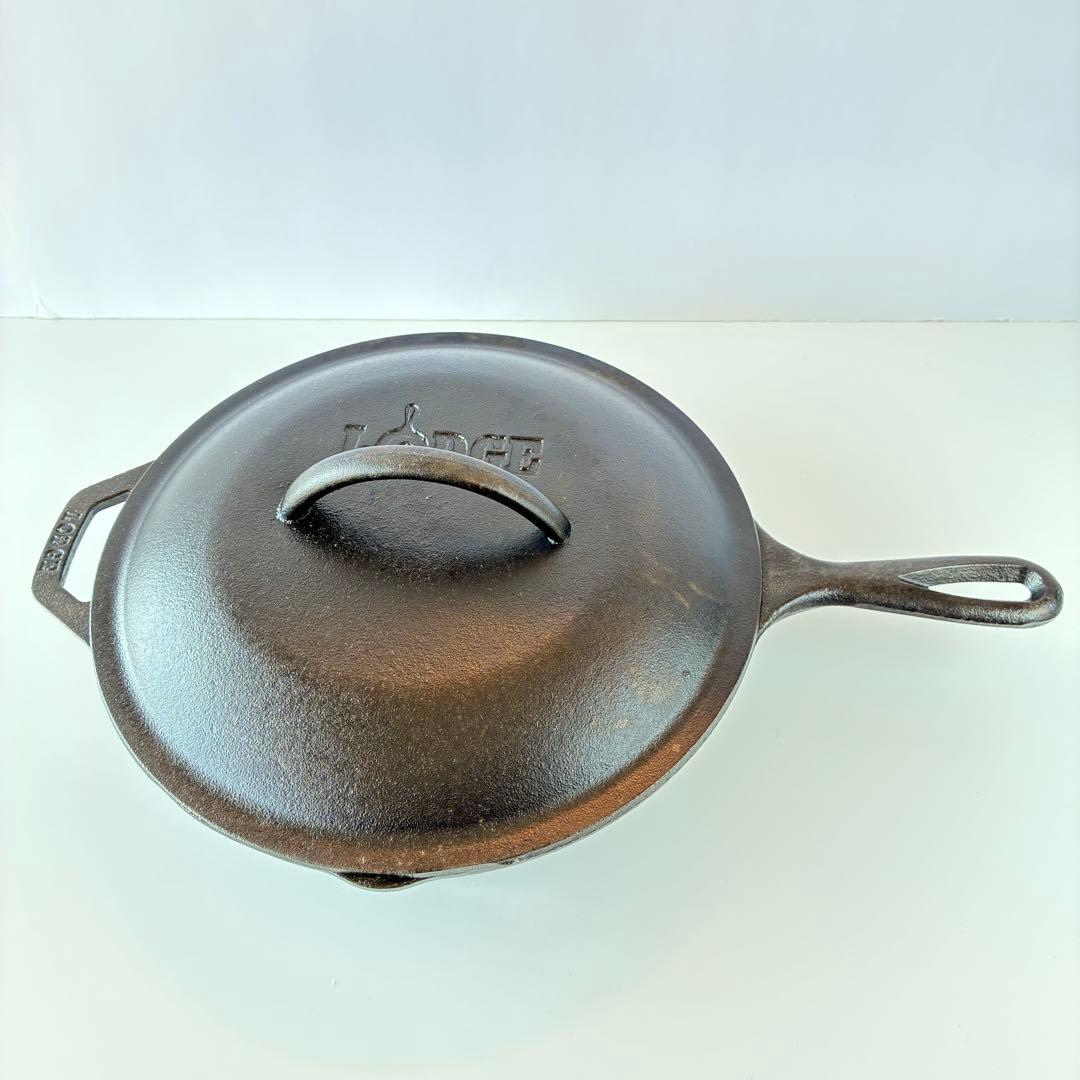 【セット】LODGE スキレット 10 1/4インチ＋専用フタ