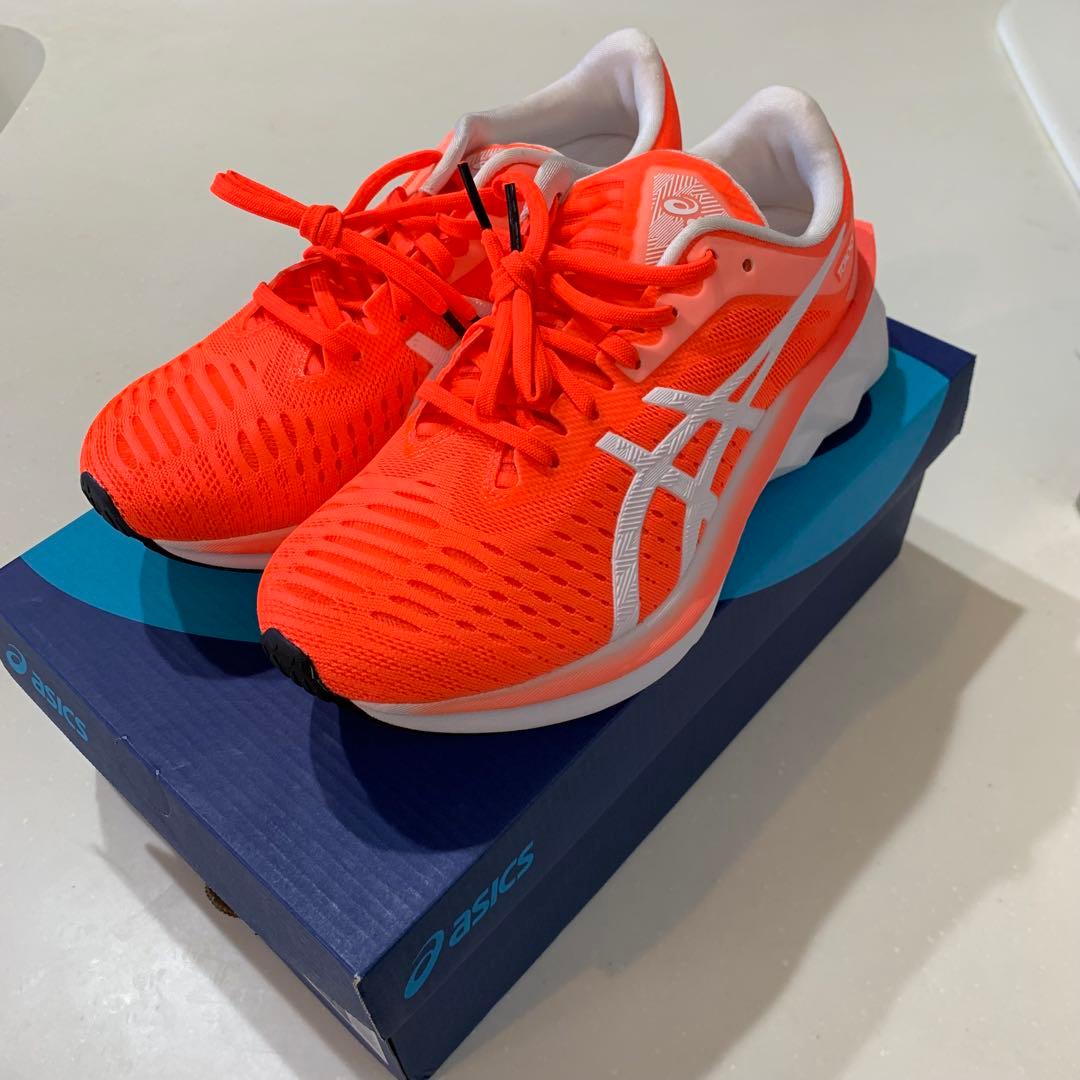 NOVABLAST TOKYO asics 23.5 サンライズレッド/ホワイト
