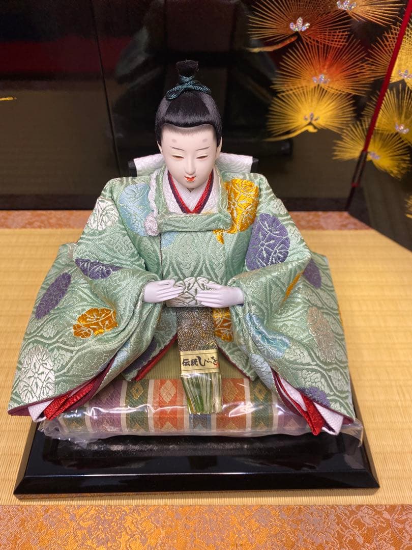 アウトレット商品・東京久月　雛人形親王平飾り・間口約６５×奥行約３５×高約３１㎝
