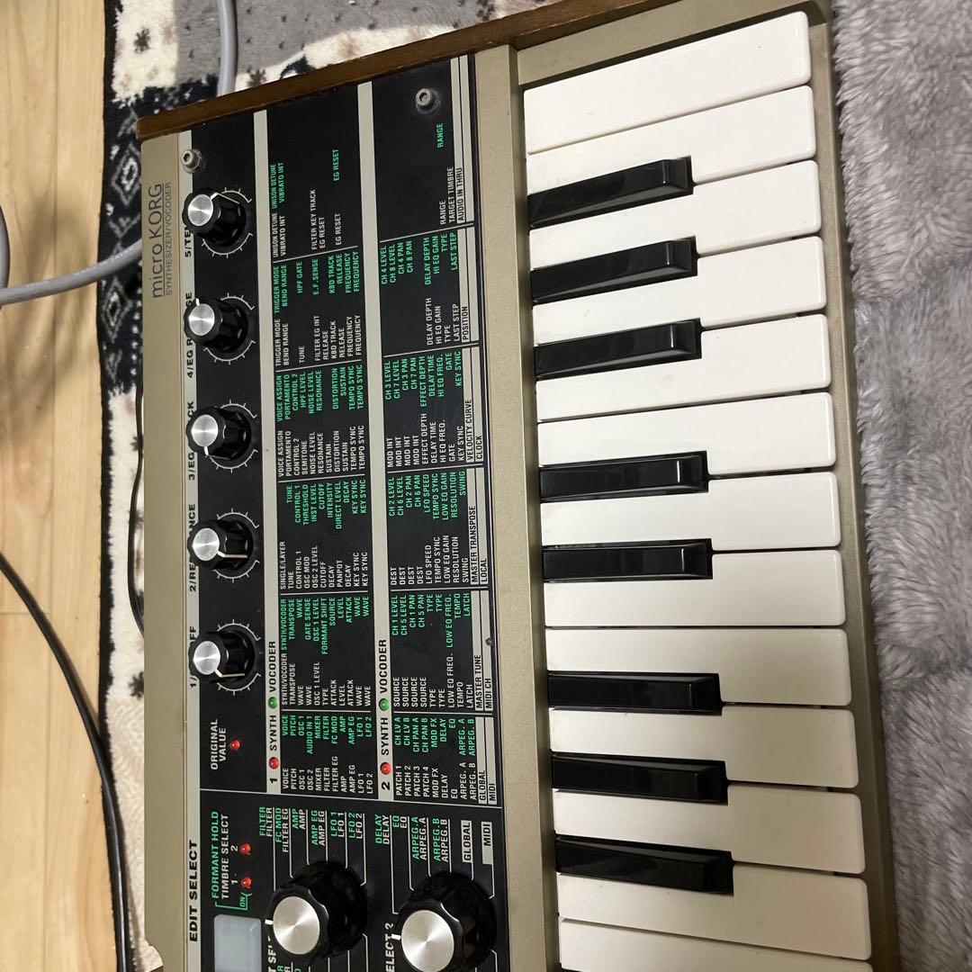 KORG microKORG シンセサイザー 37鍵　ジャンク