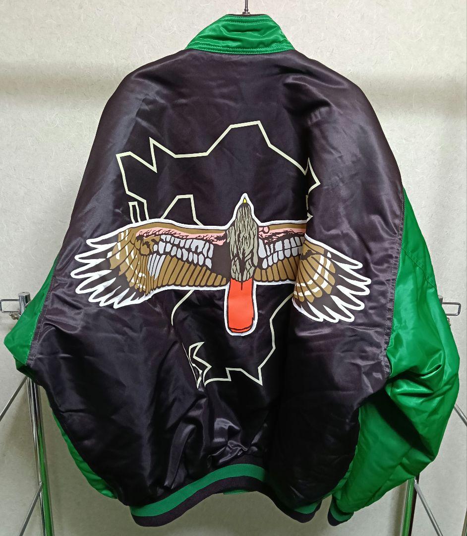 【激レア極美品】ローリングス製 ダイエーホークス 裏起毛スタジャン／グリーンLL