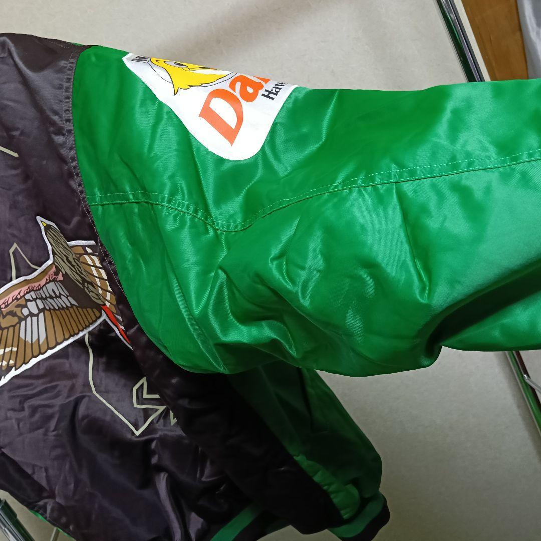 【激レア極美品】ローリングス製 ダイエーホークス 裏起毛スタジャン／グリーンLL