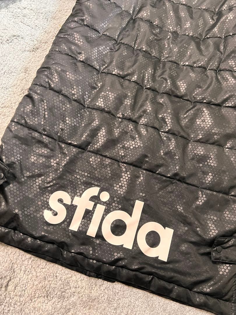 sfida 【160】ブラック 黒 ベンチコート ロングコート
