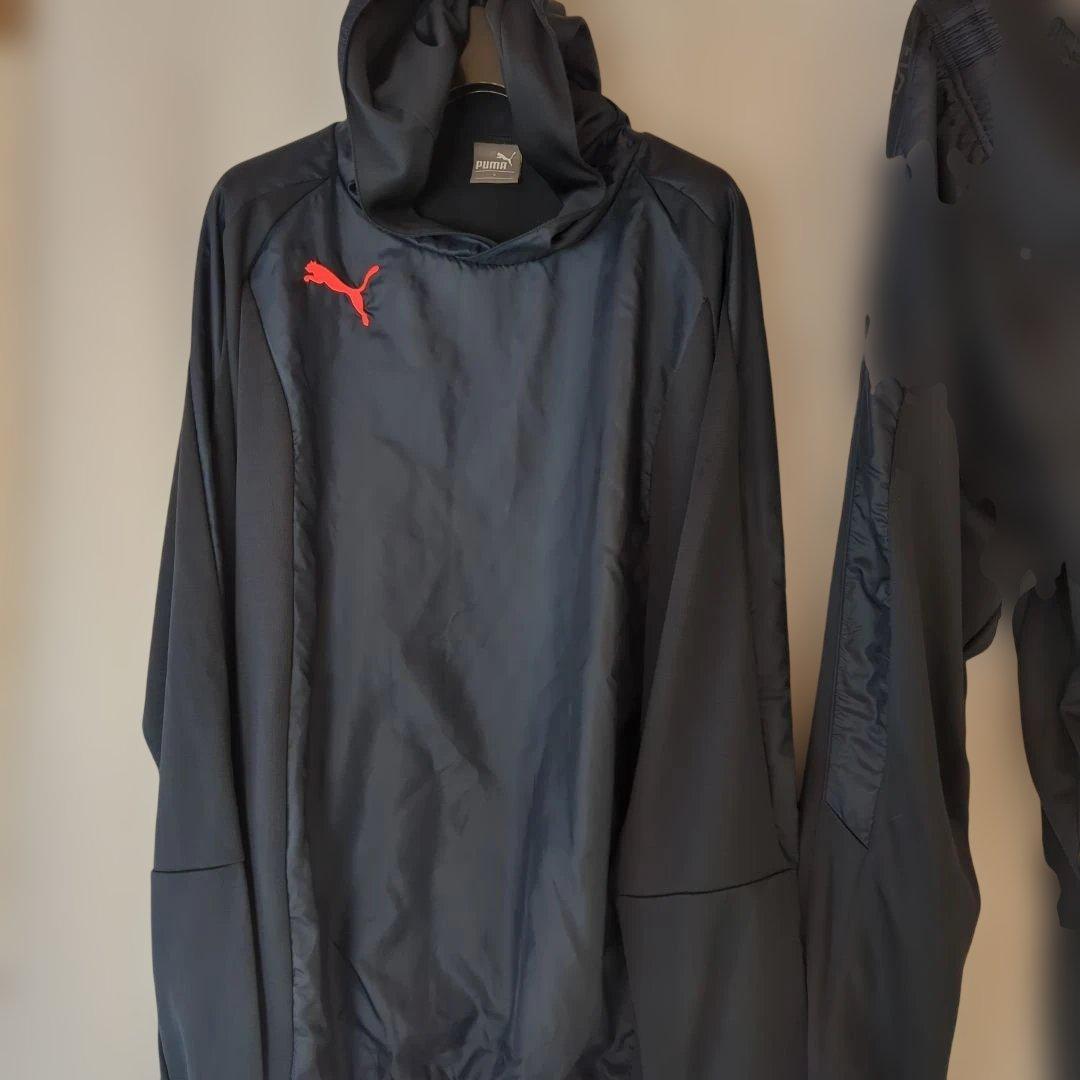 美品⭐PUMA プルオーバーパーカーセットアップ　上O(XL)サイズ/下Lサイズ