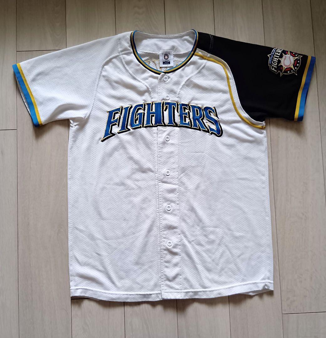【当時物】日本ハム　ファイターズ　ダルビッシュ　ホーム　ユニフォーム　ミズノ　L
