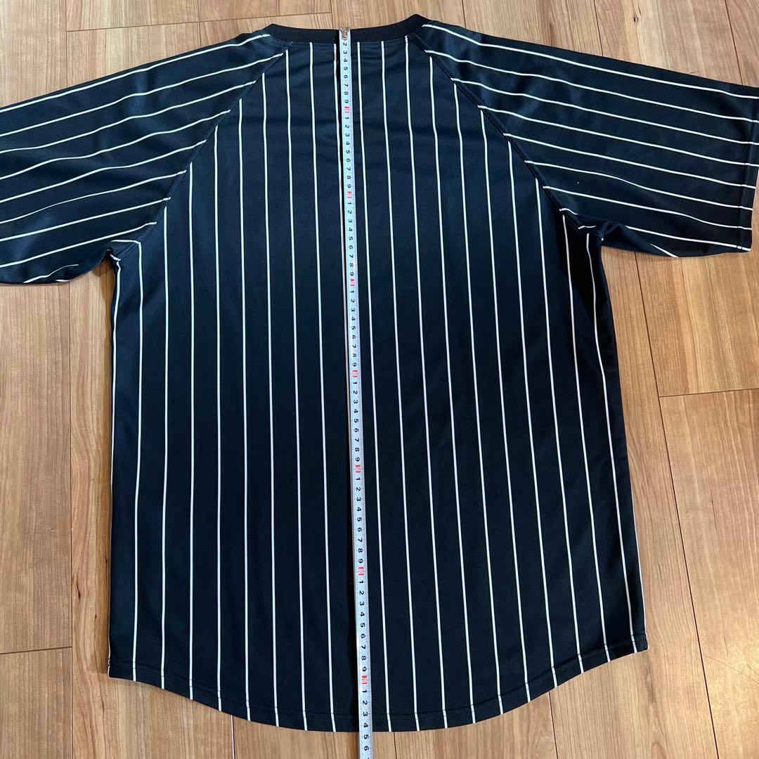 ballaholic cool Tee 黒白ストライプ　Lサイズ