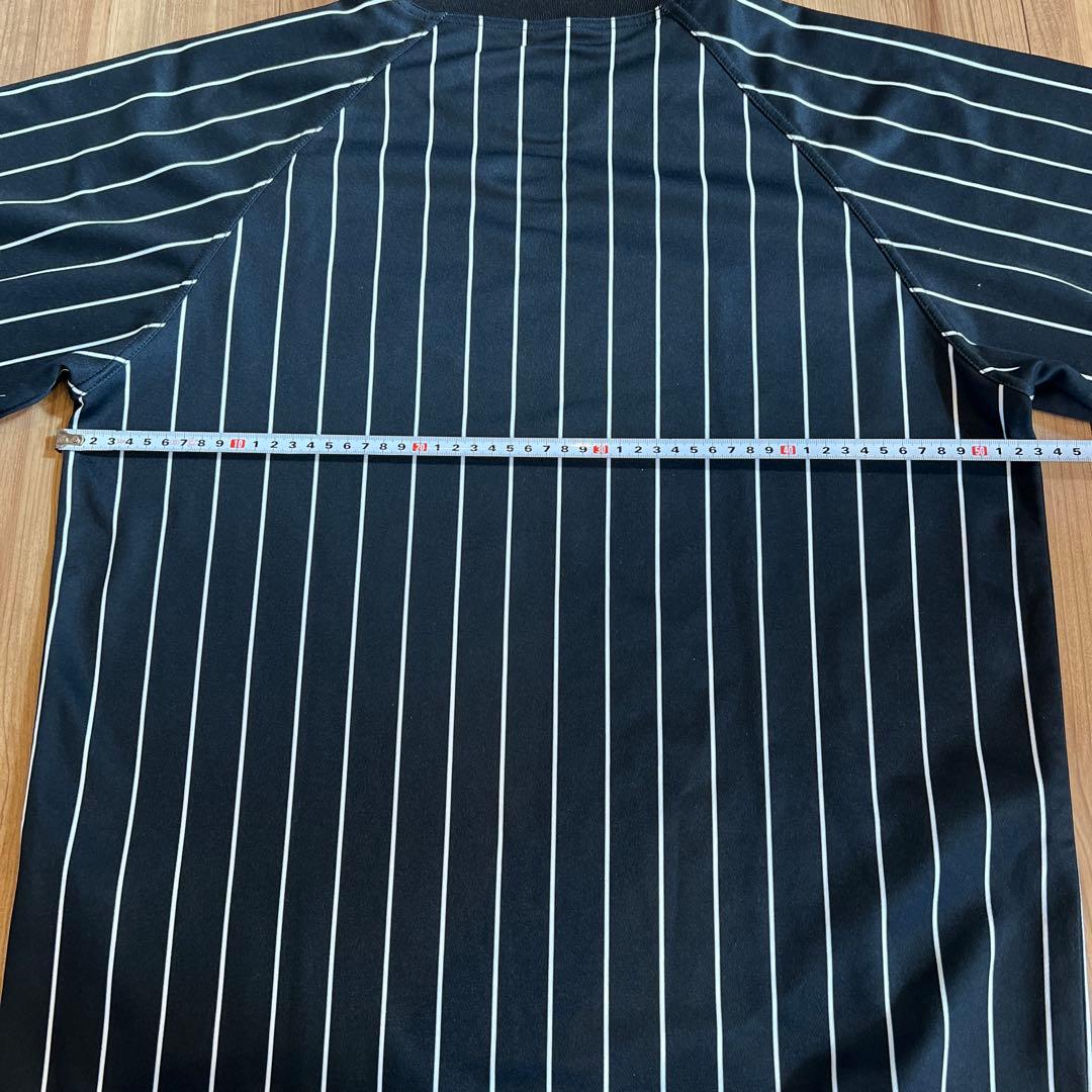 ballaholic cool Tee 黒白ストライプ　Lサイズ