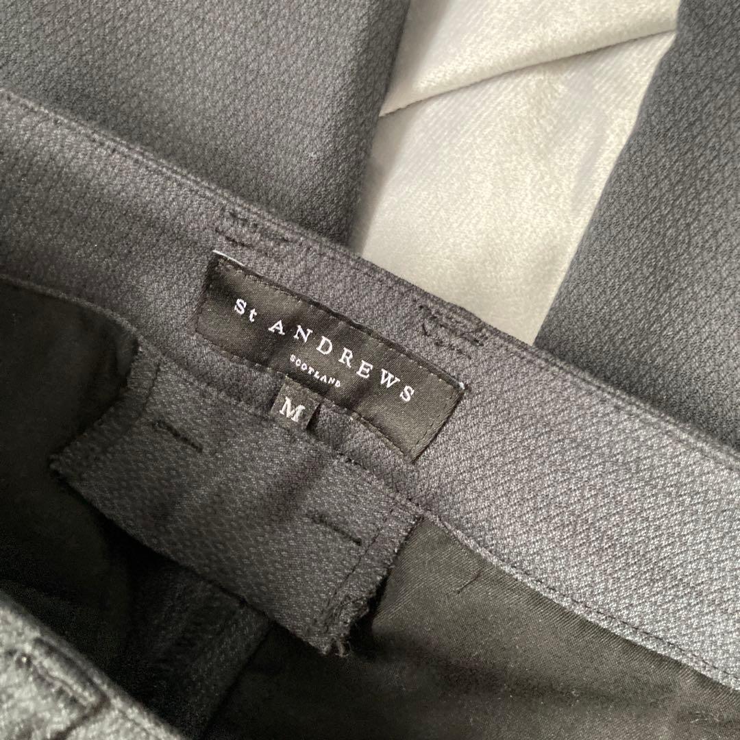 St ANDREWS ストレッチパンツ　黒　M 美品
