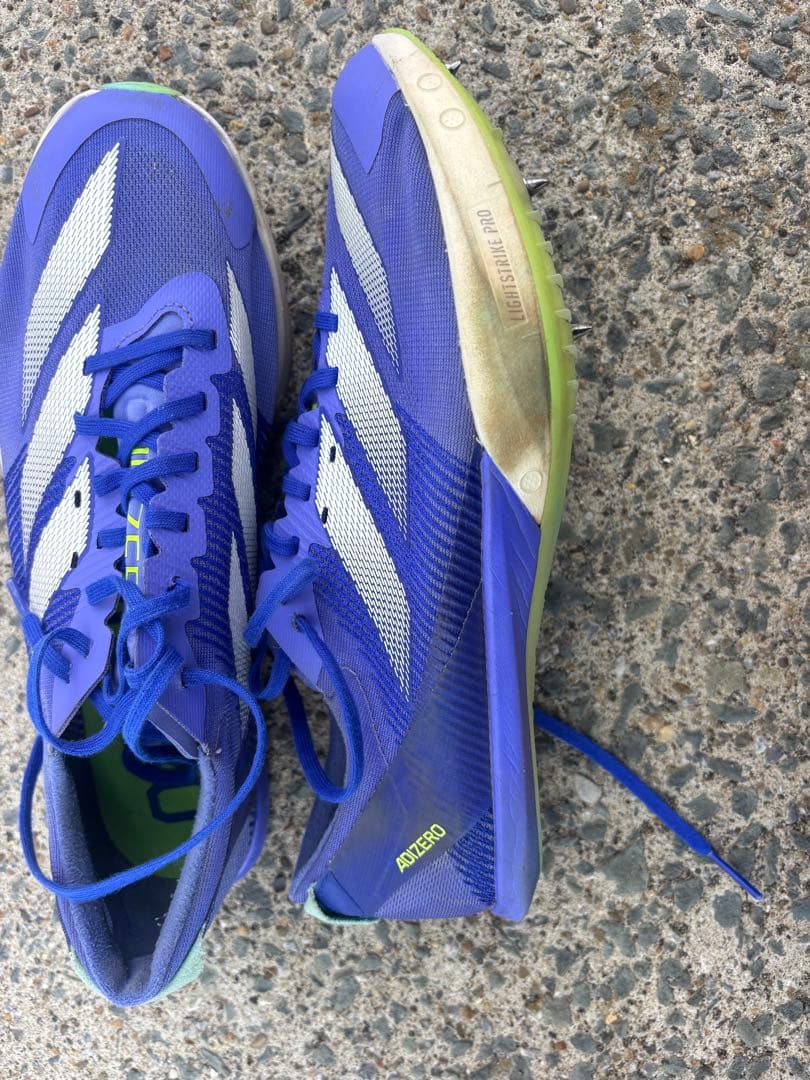 ADIZEROフィネス スパイクシューズ 25.5 交渉可能