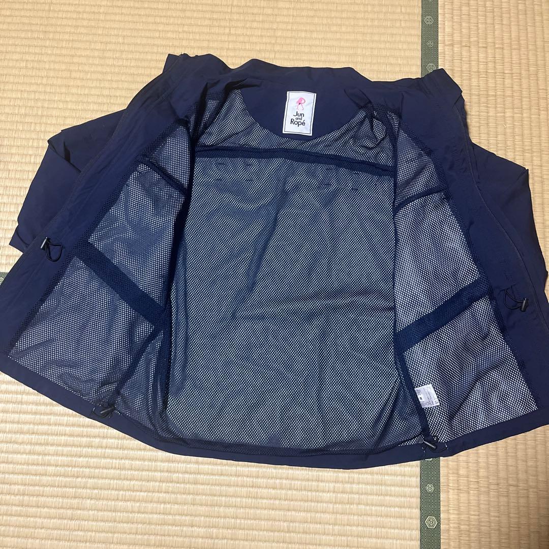 jun and rope レインウェア　Mサイズ ネイビー