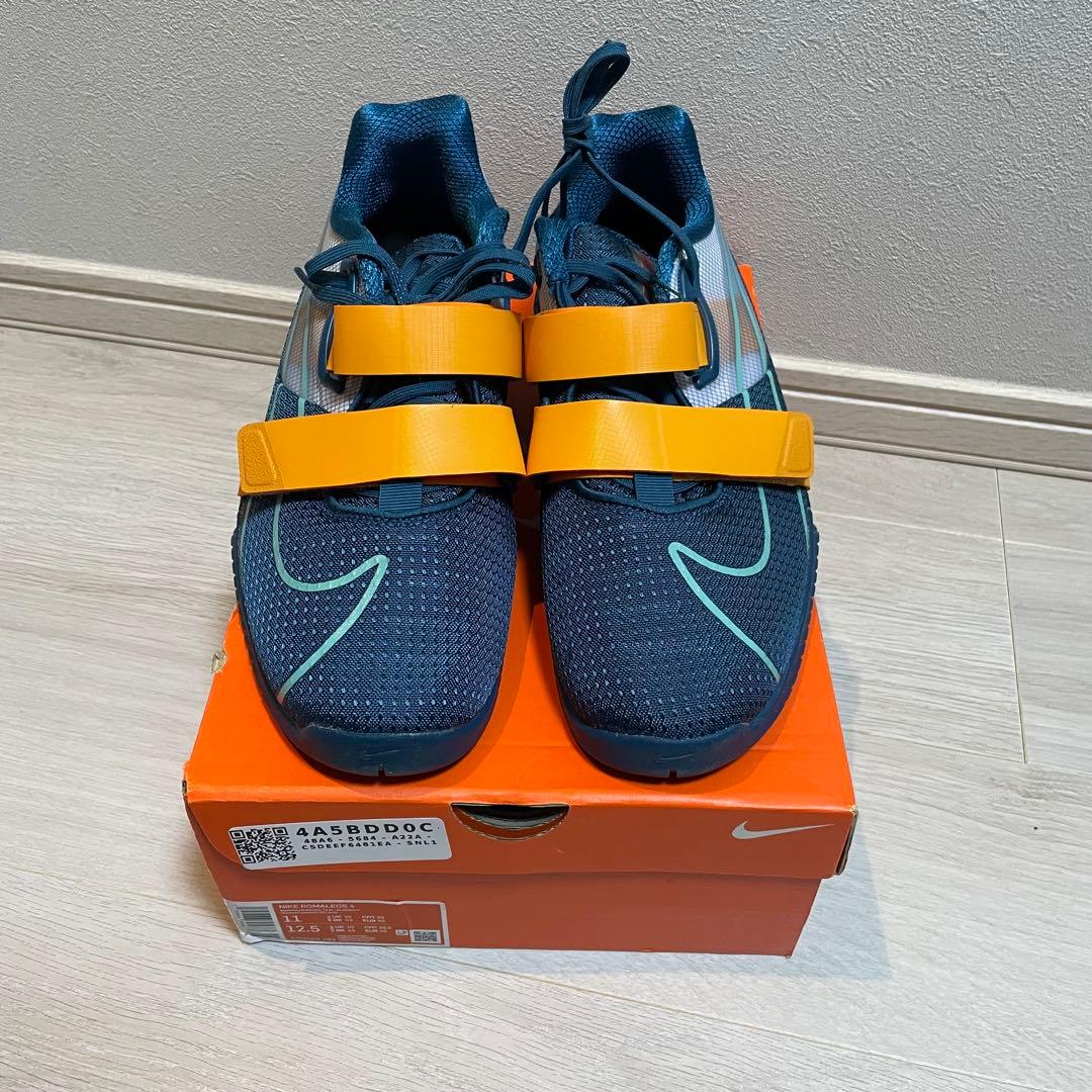 【海外限定】Nike Romaleos 4 ロマレオス4 ネイビー 29.0
