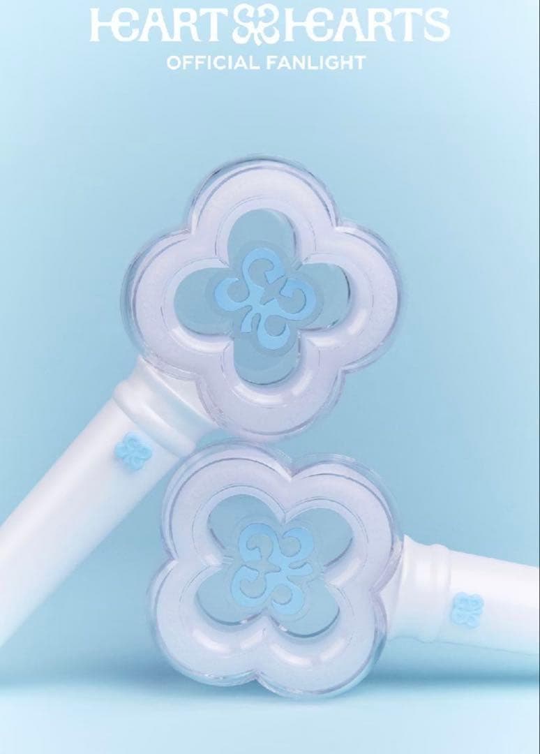 Hearts2Hearts ペンライト ハトゥハ ハツハ 新品未使用　トレカなし