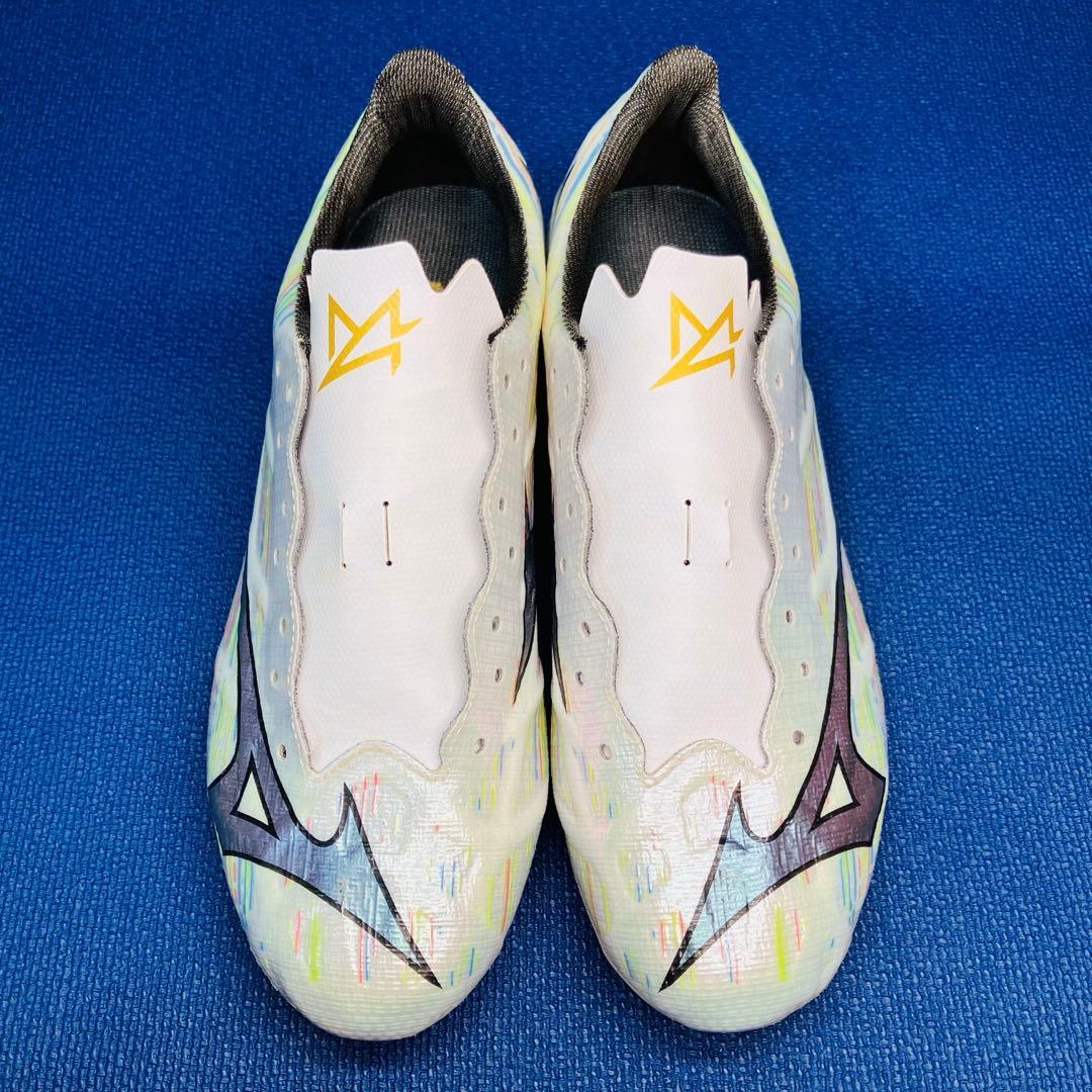 【美品】 ミズノ 24cm アルファ2 プロ サッカー スパイク オーロラ