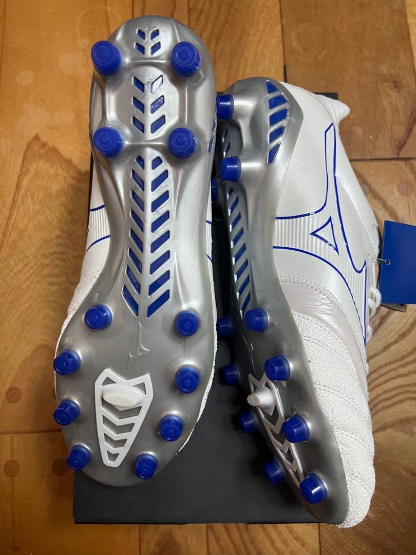 新品　廃盤品　激レア　ミズノ　モナルシーダ ネオ2 JAPAN ホワイト×ブルー