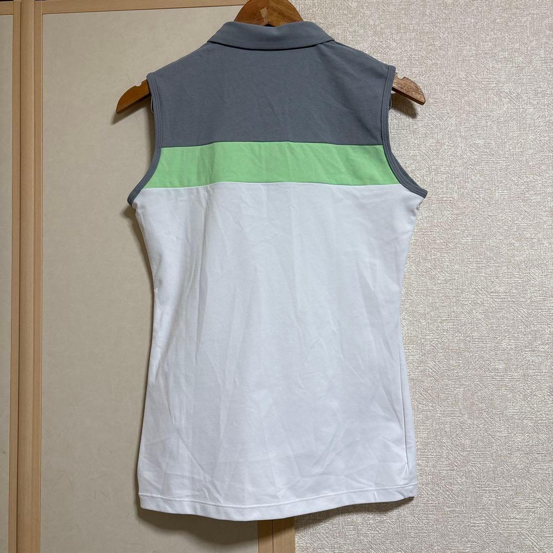 デサント　ゴルフ　ノースリーブポロシャツ　スカート　2点セット　L/M 春夏