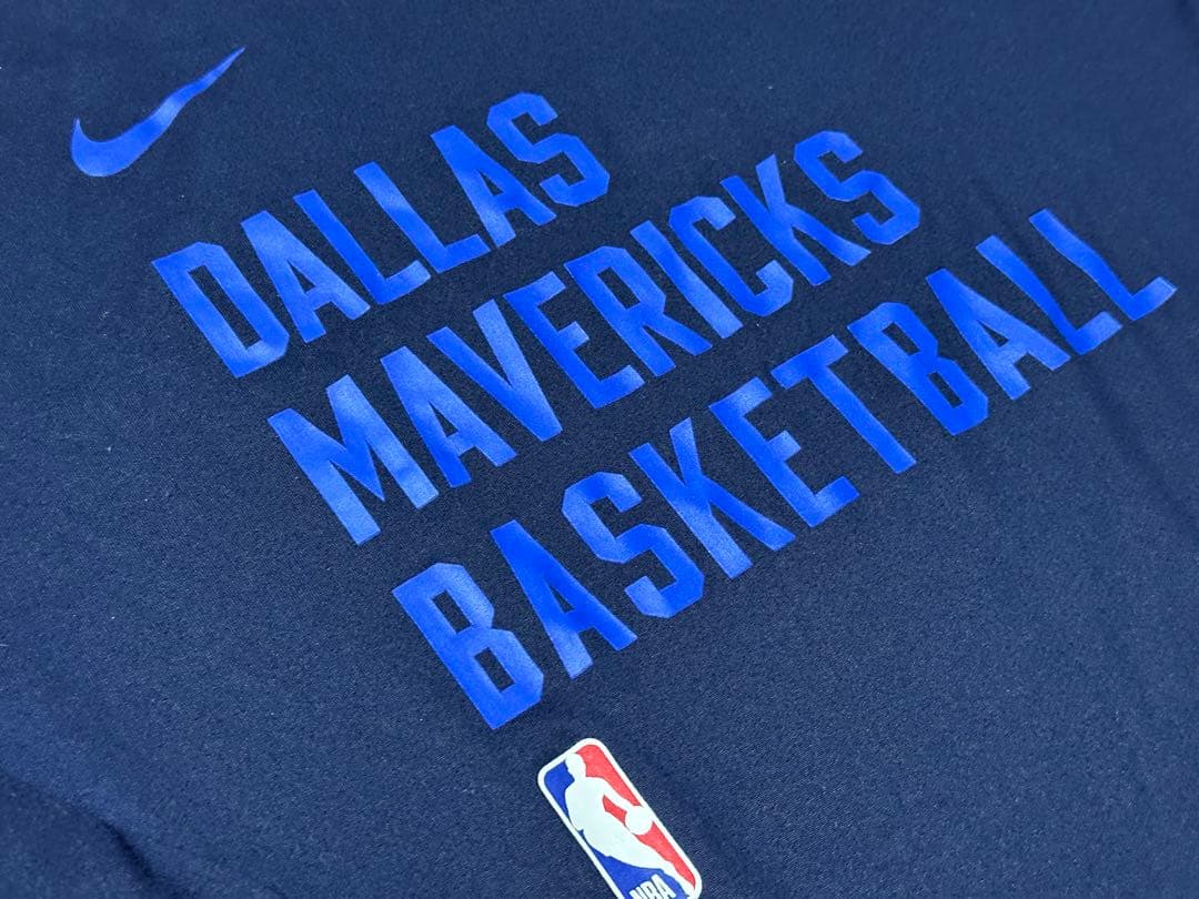 マーベリックス24シーズン選手支給品UsedプラクティスロングTシャツLサイズ