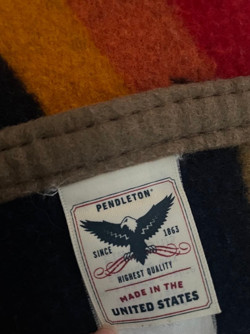 希少PENDLETONペンドルトンウール大判ブランケット毛布