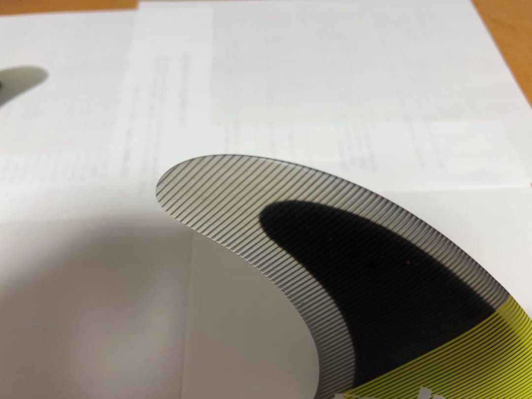 FCSサーフボードフィン 3枚　L PC CARBON TRI FINS