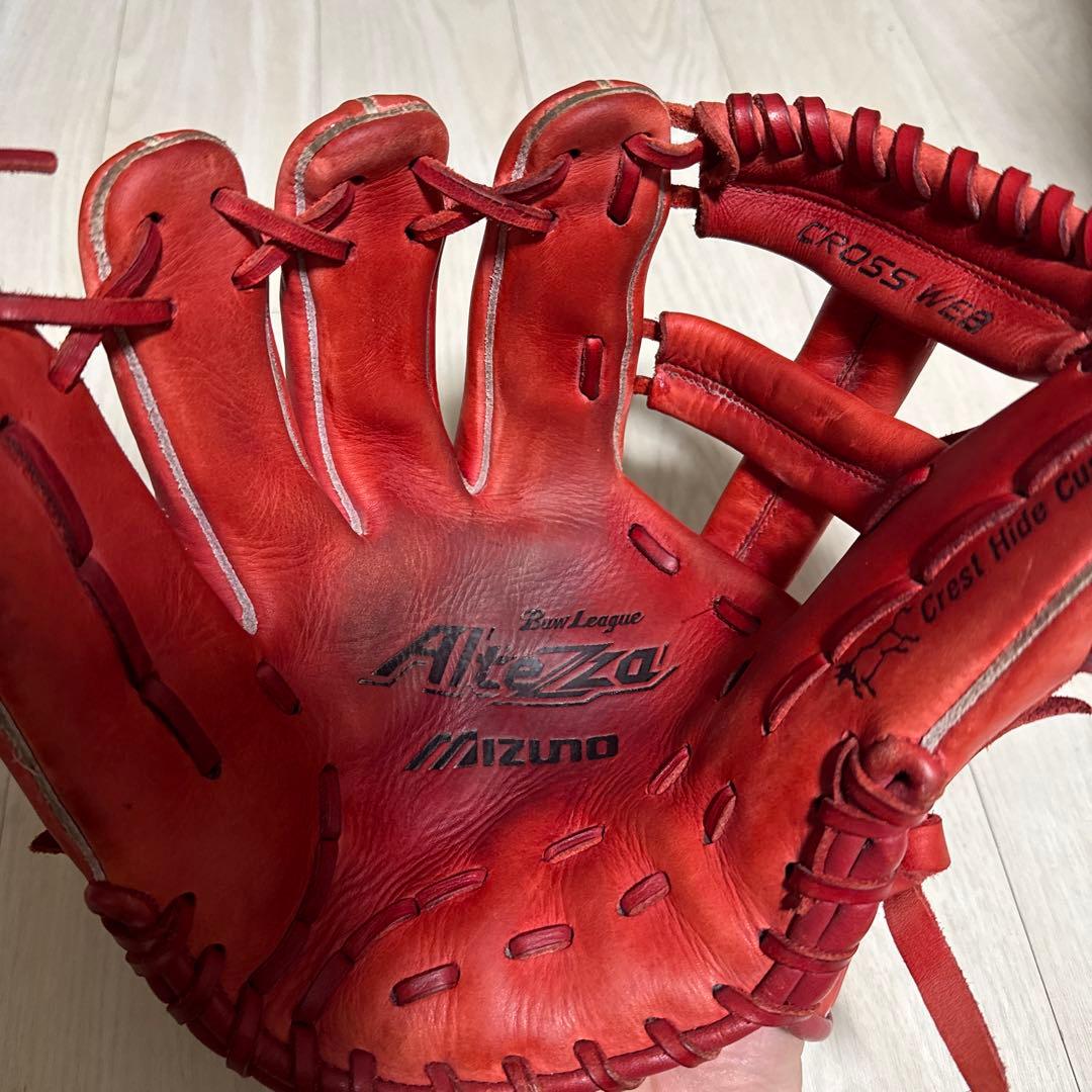 野球グローブ　ミズノ ビューリーグ　左投げ内野用　ビッグM ビッグエム
