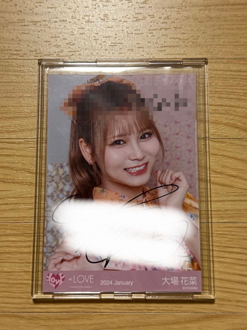 ＝LOVE イコラブ　大場花菜　生写真　6周年　直筆コメあり コンプ