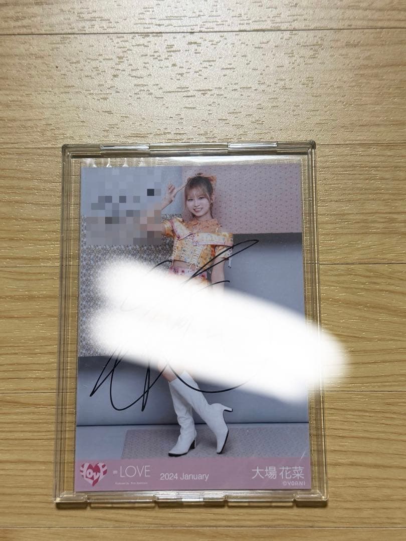＝LOVE イコラブ　大場花菜　生写真　6周年　直筆コメあり コンプ