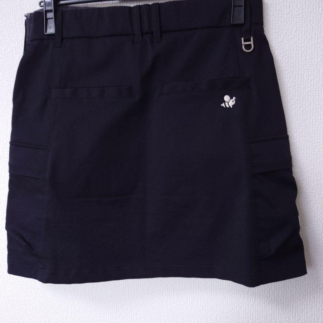 8YARDS黒 カーゴスカート