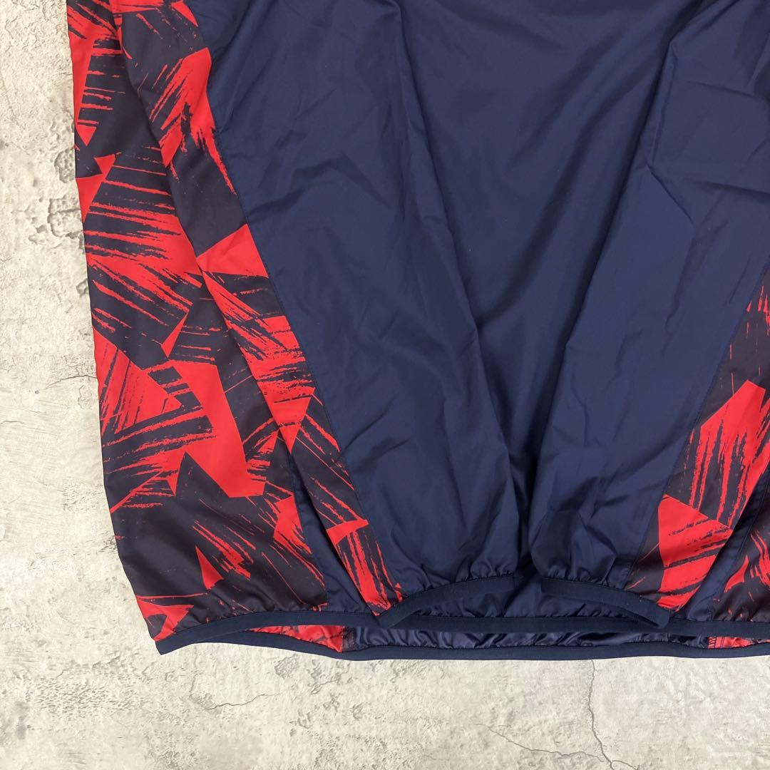 シントトロイデン STVV 長袖ピステトップ アンブロ 古着 ロゴ 紺 2XL