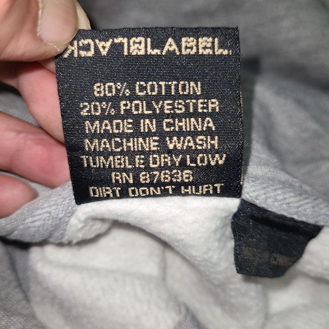ブラックレーベル ジップパーカー ルセロ Black Label