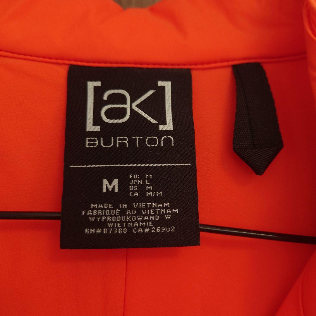メンズ BURTON バートン akヘリウム オレンジ系