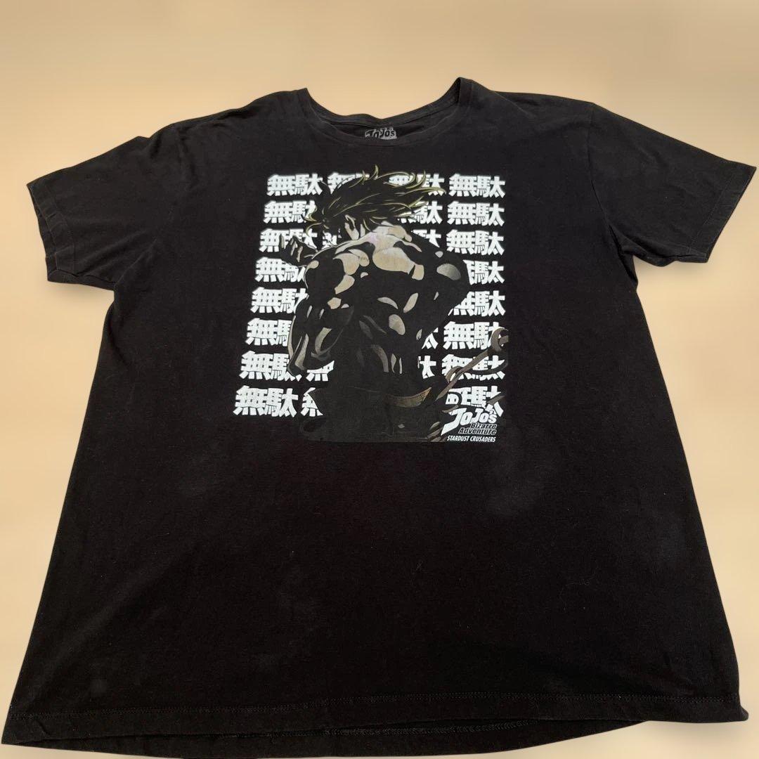 ジョジョの奇妙な冒険 アニメ Tシャツ ブラック 2XL、DIO、jojoシャツ