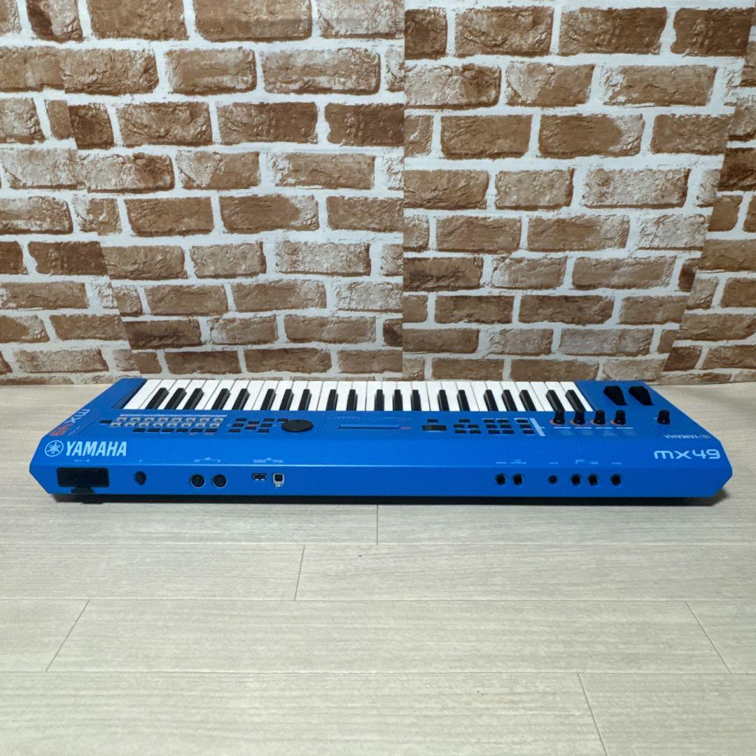 【限定色】YAMAHA MX49 ブルー シンセサイザー 49鍵　キーボード