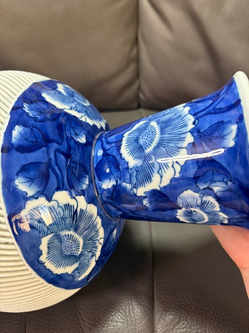 透かし 花びん　置物