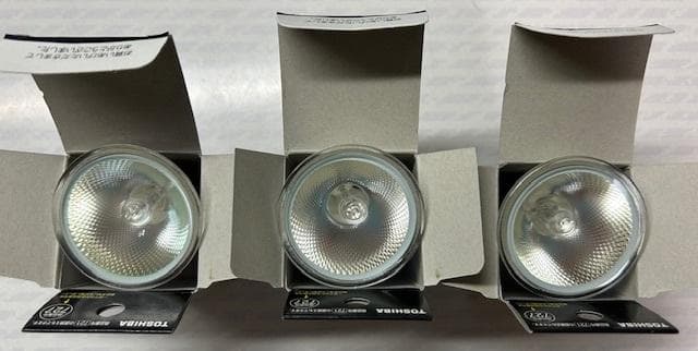 TOSHIBA JDR110V40W/K5M 60Wハロゲン電球 3個セット