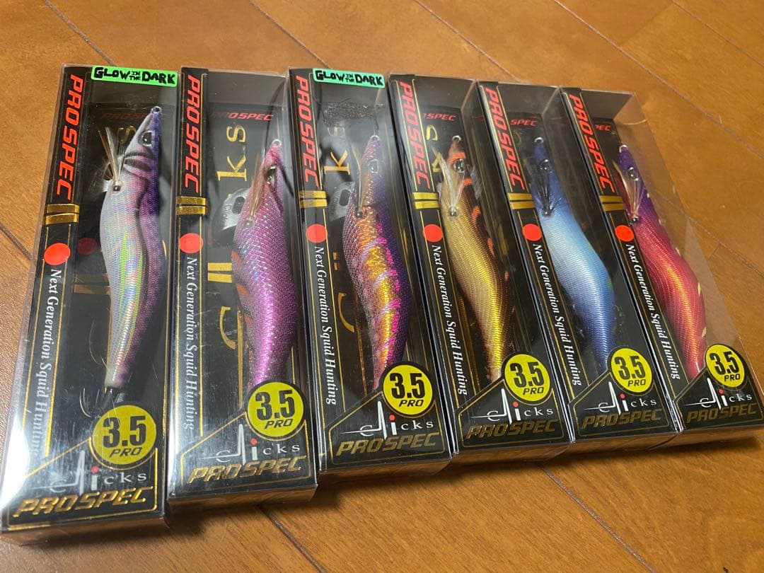 カンジ クリックス プロスペック 12本セット エギ 3.5号 12色