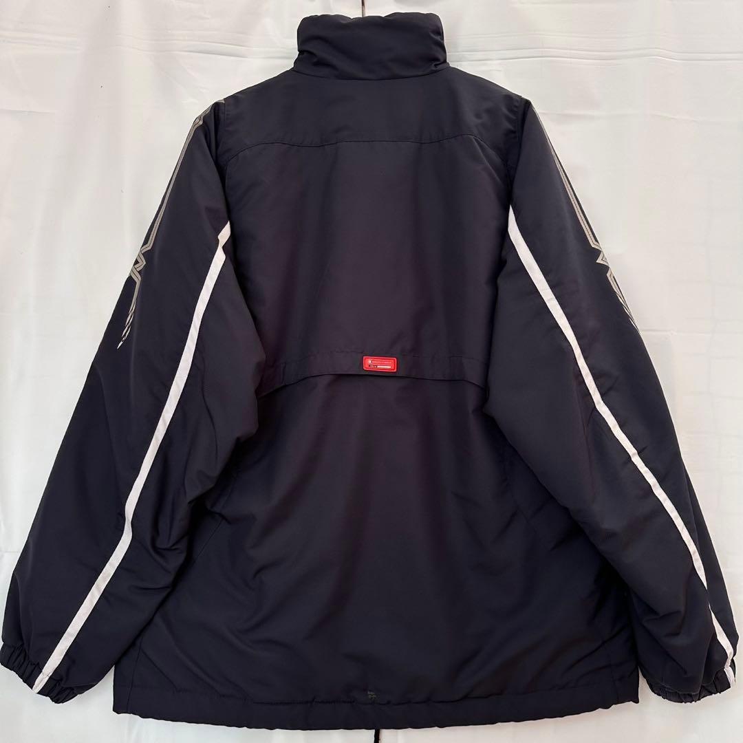 MIZUNO ブレスサーモ素材　トラックジャケット（L）紺　中綿　スポーツ観戦