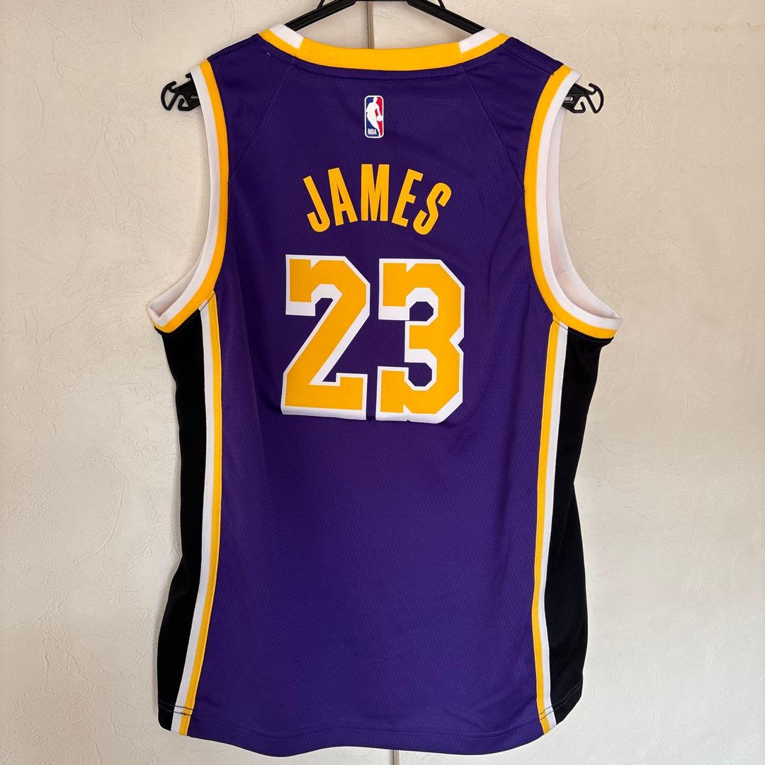 NIKE LAKERS JAMES 23 ジャージ キッズL バスケットボール